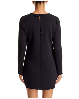 Audrey Crepe Dress- Black