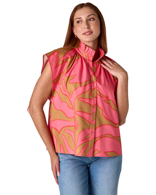 Billie Blouse- Pressed Floral