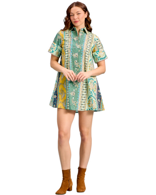 Dock Dress- Paisley Ribbon
