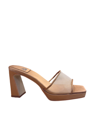 Dress Code Heel- Beige Mesh Combo