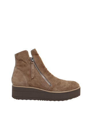 Nene-To Sneaker Bootie- Light Chocolate Suede