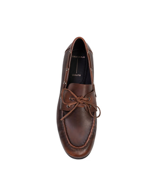 Davy Boat Shoe- Coffee