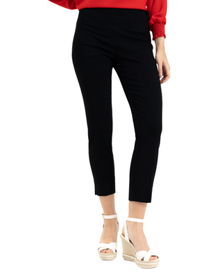 Renuar Pull On Ankle Pant- Black