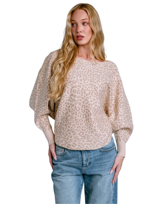 RYU 'Cheetah' Top- Cream/Beige