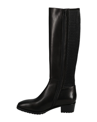 Ollie Boot- Black Leather