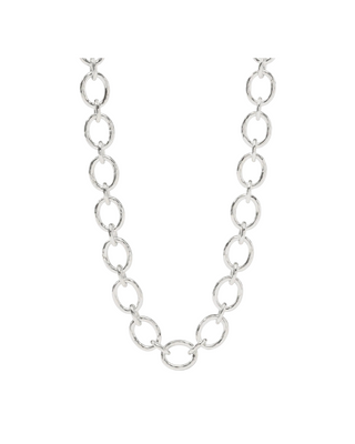 Catalina Demi Link Necklace- Silver