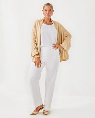 Lanelle Wrap- Heathered Sand Bar Metallic