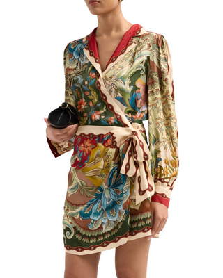 Lunar Boho Multicolor Chemise Mini Dress