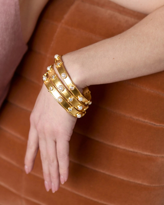 Tribeca Bangle- Pearl