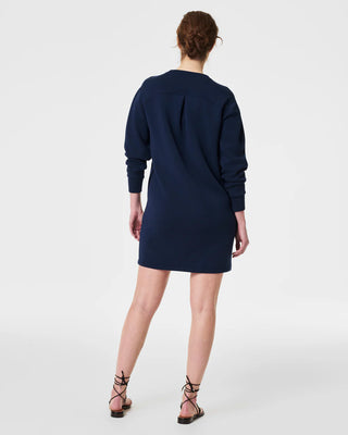 AirEssentials Crew Neck Dress- Timeless Navy