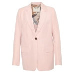 Vivienne Tailored Blazer- Primrose Pink/Hessian