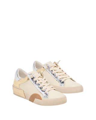 Zina Sneaker- Metallic Multi Leather