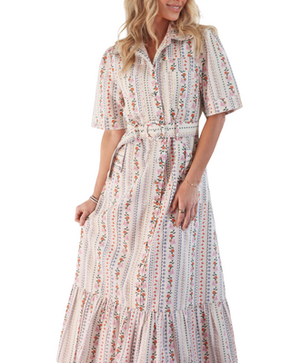 French Floral Maxi Dress