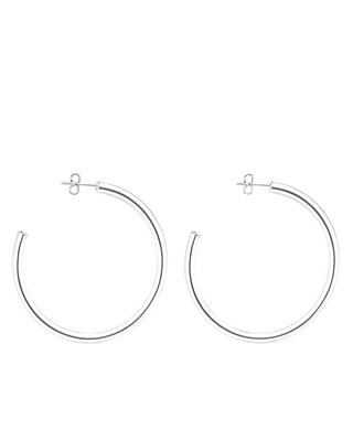 Everybody's Favorite Hoop- Shiny Silver