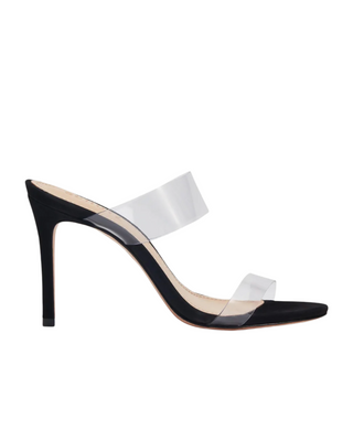 Ariella Heel- Black/Transparent