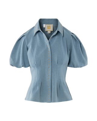 Britt Top- Denim