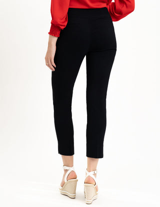 Renuar Pull On Ankle Pant- Black