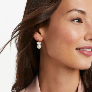 Charlotte Earrings- Pearl/CZ