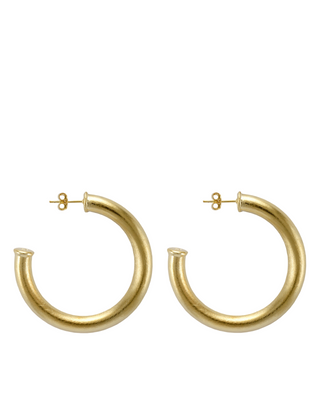 Chantal Hoops- Brushed Gold