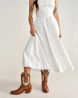 The Jolene Boot- Caramel + Bone