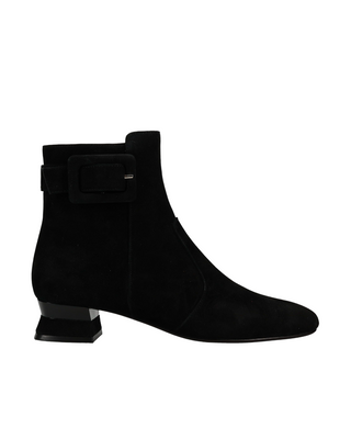Pierot Bootie- Black Suede