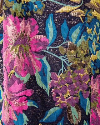 Kelliana Shift Dress- Multi Canopy Blooms Floral Jacquard