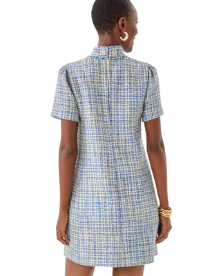 Teddy Boucle Dress- Tangier Teal Ocean