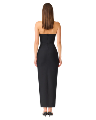 Natasia Pearl Dress- Black