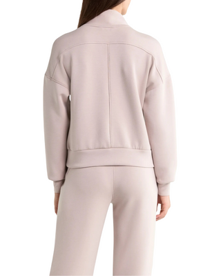 AirEssentials Shawl Collar Half Zip- Mushroom
