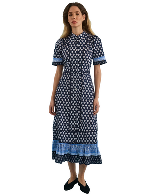 Greta Dress- Thistle & Vine Blue