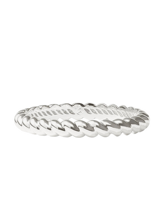 Ravello Bangle- Silver- L