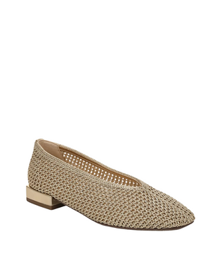 Kasey Knit Ballet Flat- Amber Gold