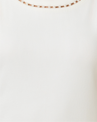 Vanna Knit Top- Resort White