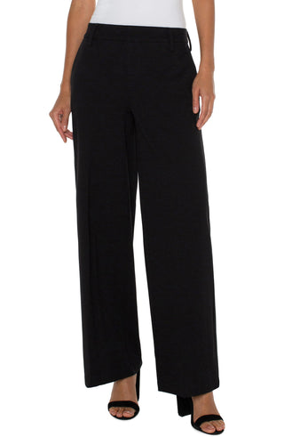 Kelsey High Rise Wide Leg Trouser- Black
