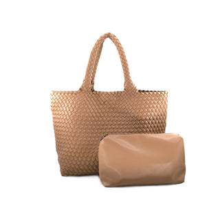 Woven Tote Bag- Multiple Colors