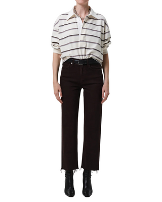 Palma Straight Jean- Carob