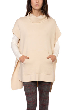 Kanga Poncho- Ecru