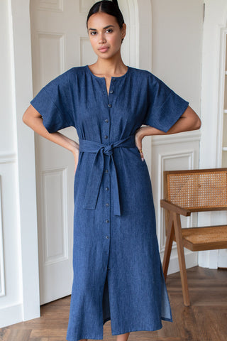 Desert Dress 2- Indigo