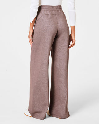 AirEssentials Wide Leg Pant- Smoke Silver Shimmer