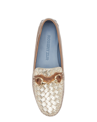 Perlata Horsebit Loafer- Copper/Gold