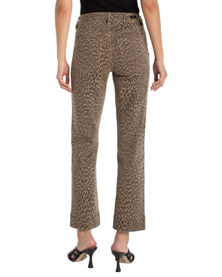 Kennedy Straight Leg Jean- Abstract Animal