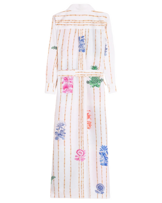 Bamboo Multicolor Printed Shirt Dress