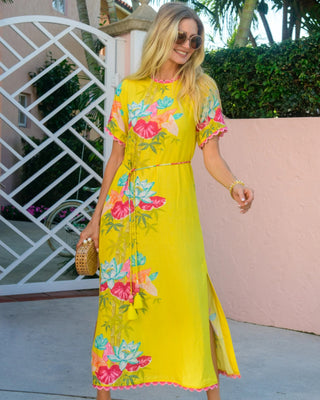 Tess Midi Dress- Tropical Bamboo