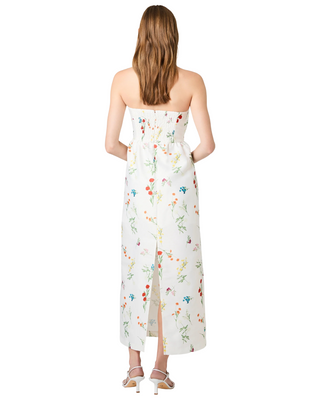 Christine Floral Maxi Dress- Floral Summer White
