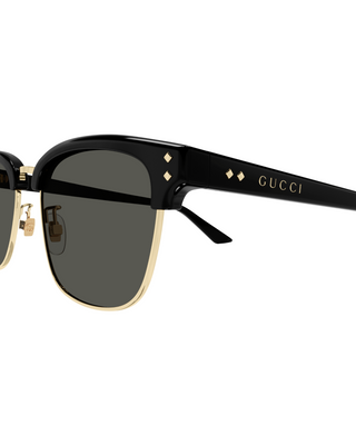 Gucci Squared Metal Sunglasses- Black