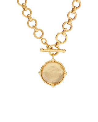 Honeybee Demi Necklace- Gold- Iridescent Champagne
