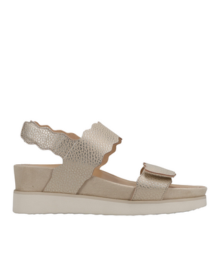 Ulani Wedge Sandal- Platino