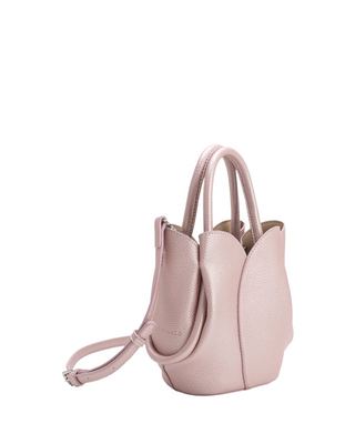 Tulip Mini Bag- Pink Metallic