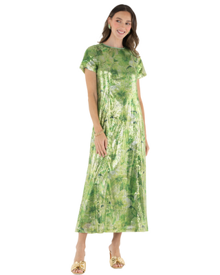 Cornelia Dress- Vintage Floral Sequin