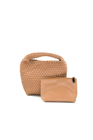 Mini Woven Hobo Bag- Multiple Colors